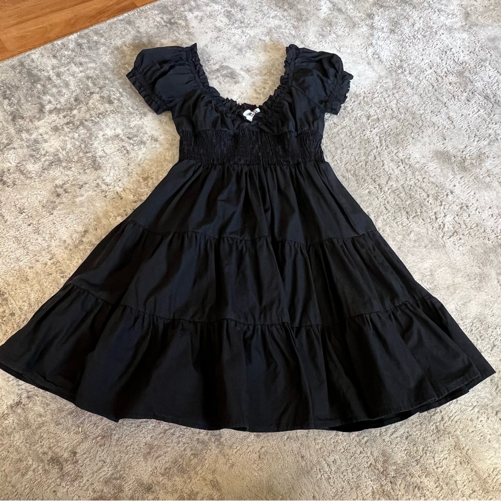Princess Polly Black Daniela Mini Dress
